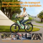 Vélo électrique (VTC) HILLMILES Milecity 1 – Image 5