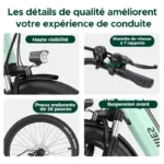 Vélo électrique (VTC) HILLMILES Milecity 1 – Image 6