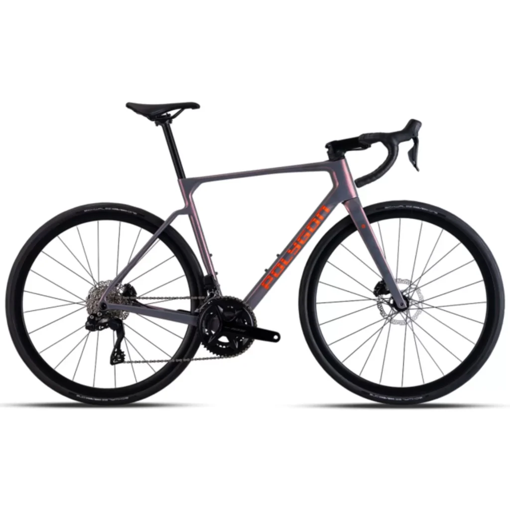 Vélo route carbone Polygon Strattos 7 Shimano 105 DI2 12v Gray 2026
