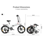 SAMEBIKE 20LVXD30-II | Vélo électrique pliant 20” – Image 11