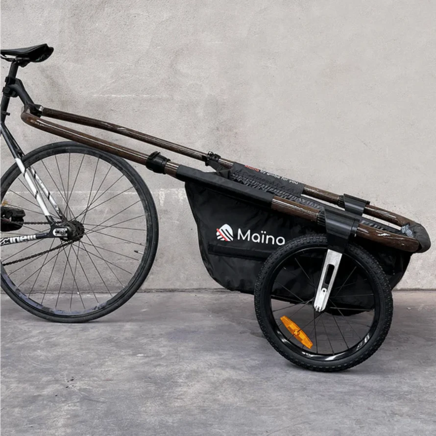 Remorque vélo pliable ultra-légère Maïna Globe For You Remorque vélo pliable ultra-légère Maïna Globe For You