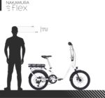 Vélo électrique pliant adulte Nakamura E-FLEX 2.0 – Image 12