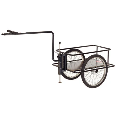 Remorque Der Roland 90L sur tige de selle avec béquille Remorque Der Roland 90L sur tige de selle avec béquille