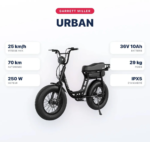Fatbike Électrique Biplace Cargo Garrett Miller Urban – Image 3