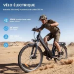 AGILERIDE AE-B3N - Vélo Électrique Adulte VTT 26'' – Image 2